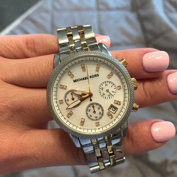 Michael Kors Accessories - 💕FINAL PRICE💕Michael Kors 2-tone watch